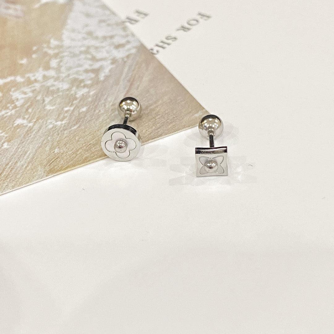 Wholesale Light Luxury Four-leaf Clover Earrings ACCVIP-ES-YZXW001