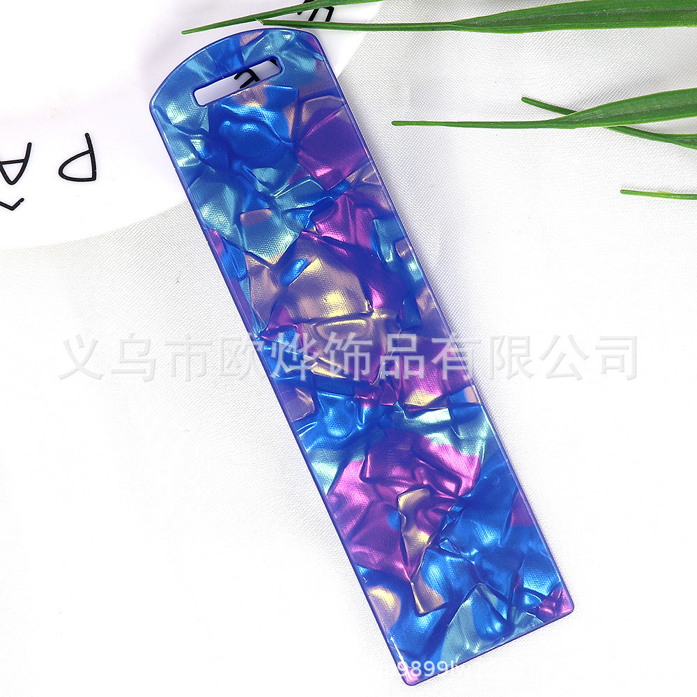 Wholesale 10PCS DIY Textured Acrylic Bookmarks