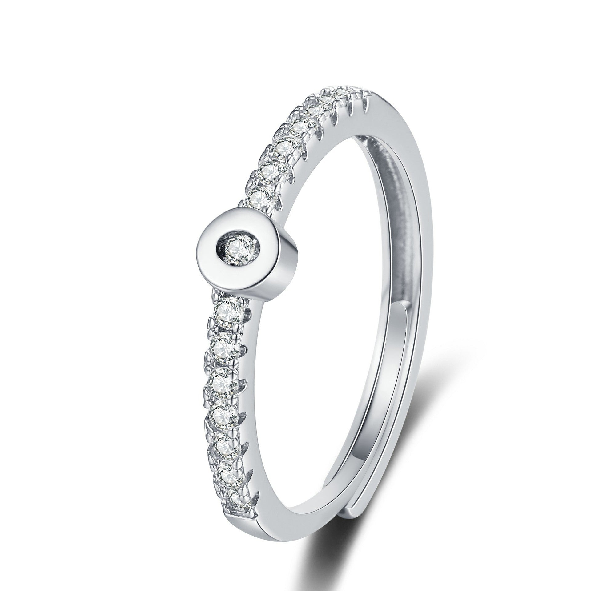 Wholesale 26 English Letter Ring Openings Adjustable Rings ACC-RS-KLE005