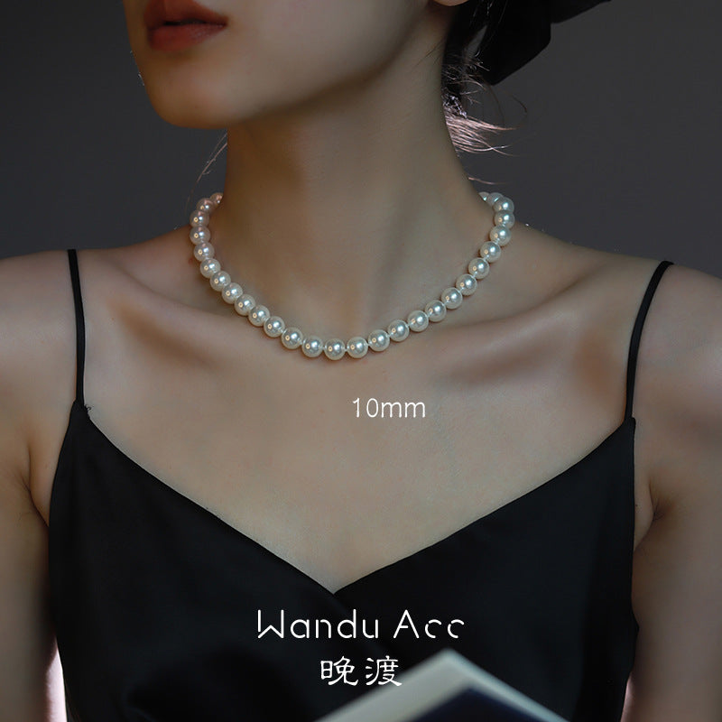 Wholesale Mother of Shellfish Big Pearl Necklace