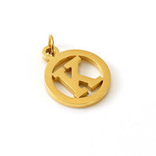 Wholesale Hollow letter Diy 26 English letter pendant