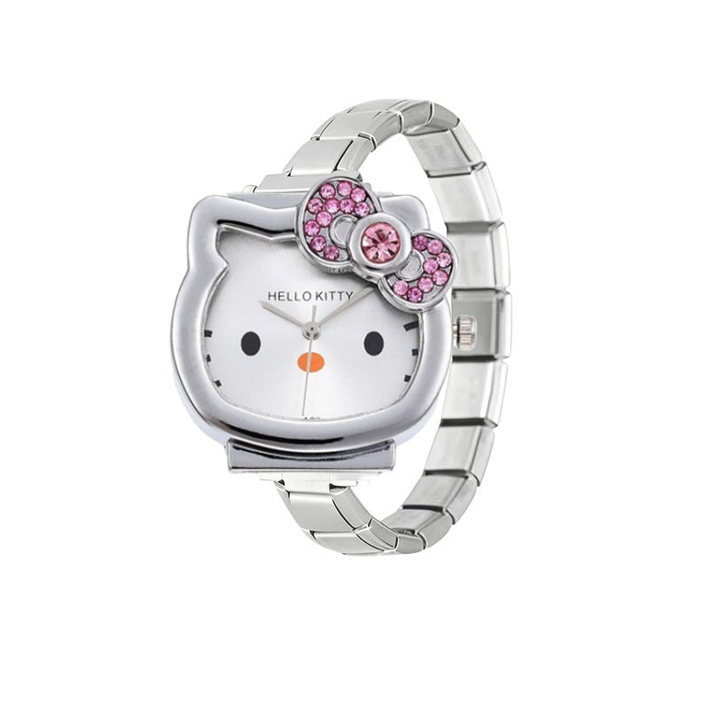 Wholesale Stainless Steel Quartz Watch with KT Cat and Style for Casual Wear ACCVIP