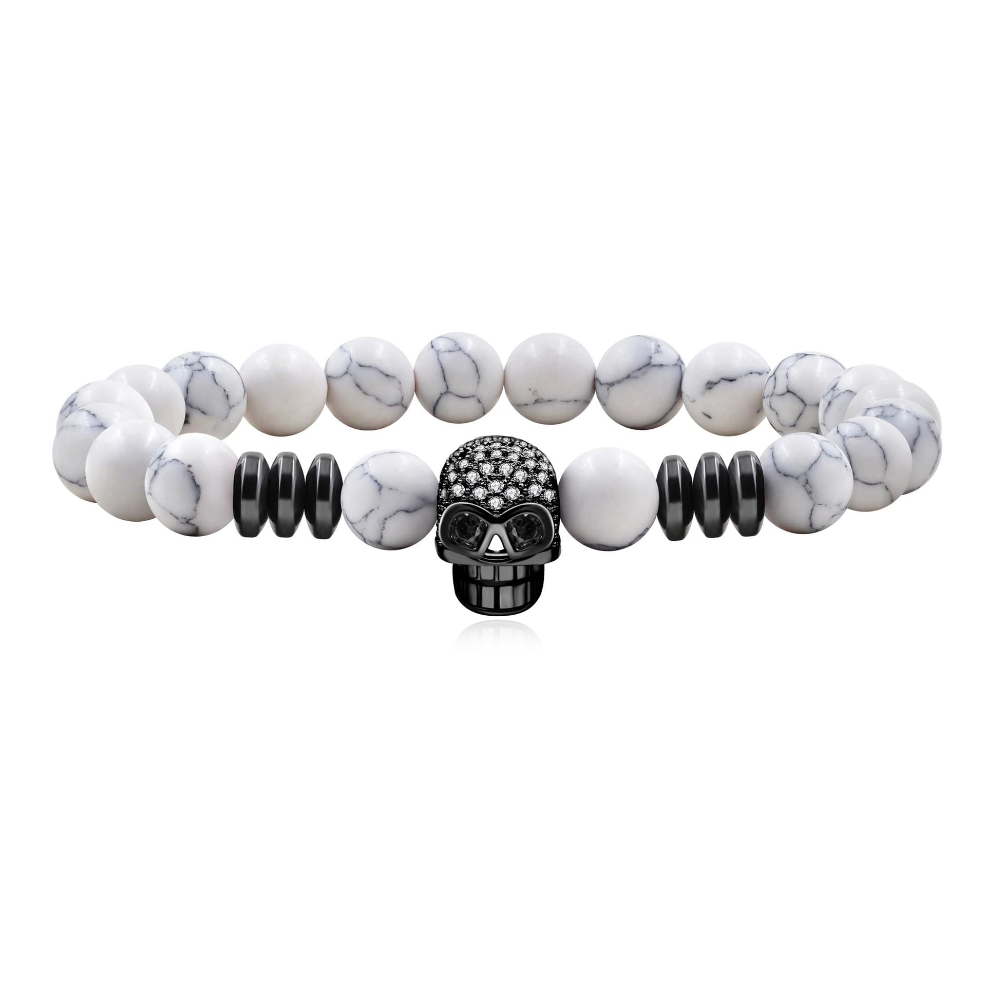 Wholesale Halloween Black Fruits Black Rabbing Black Diamond Diamond Skull Bracelet ACC-BT-FenRui011