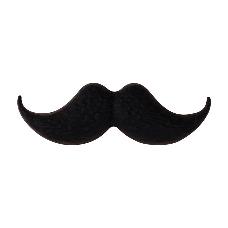 Wholesale 20pcs Cartoon Mustache Focal Beads DIY Bead Accessories