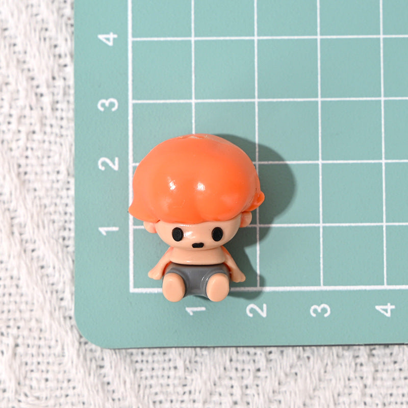 Wholesale 10pcs Rubber Cute Cartoon  DIY Bead Accessories