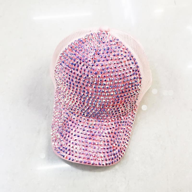 Wholesale  colorful rhinestone baseball cap