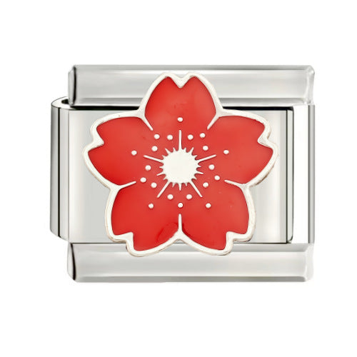 Wholesale Italian Charm Starter Bracelets DIY square Single Section Creative Stainless Steel Composable Bracelet