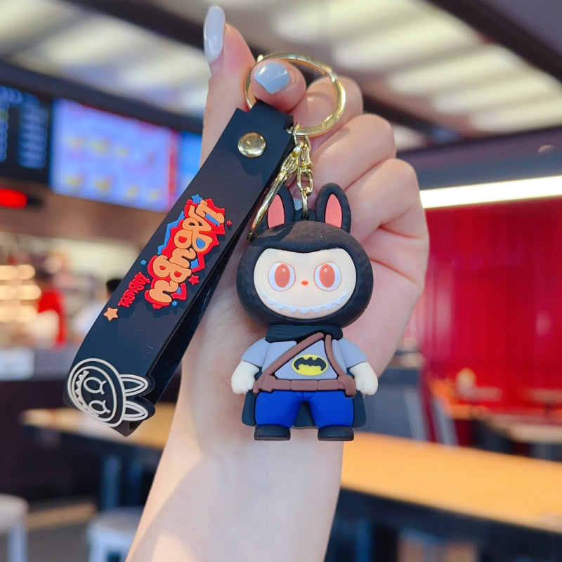 Wholesale Cute cartoon silicone keychain