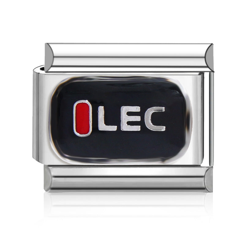 Wholesale Italian Charm Bracelet 9mm DIY Splicing Cute Creative Stainless Steel Composable Bracelet