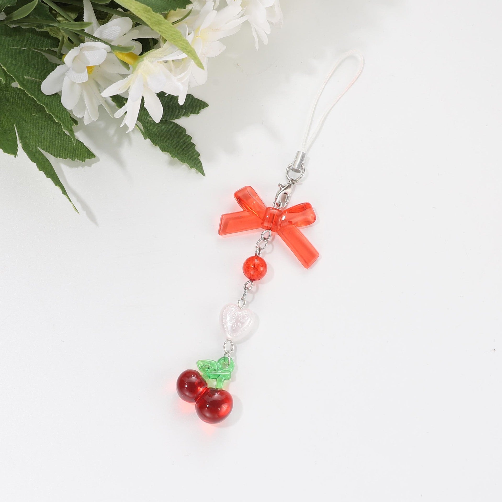 Wholesale Cherry Phone Chain Keychain