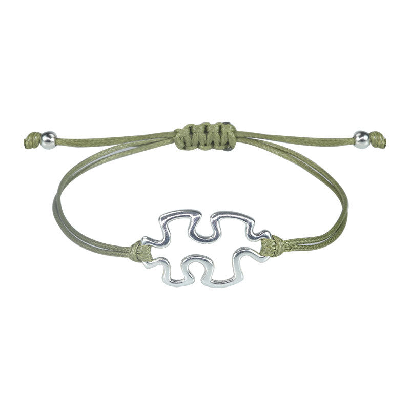 Wholesale Bracelet Puzzle Pendant Hand Ornaments Autistic Wax Rope Hand Rope