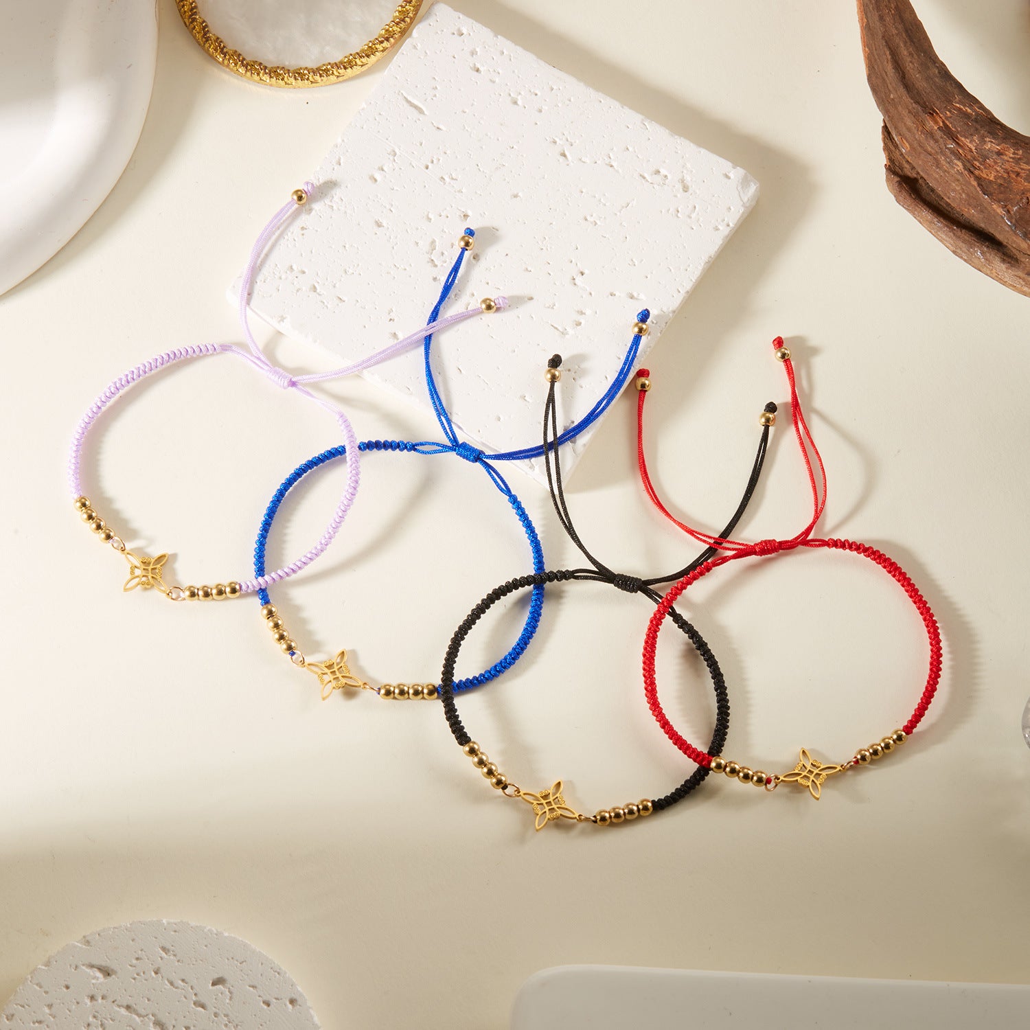 Wholesale  Irish Celtic Knot Woven Bracelet