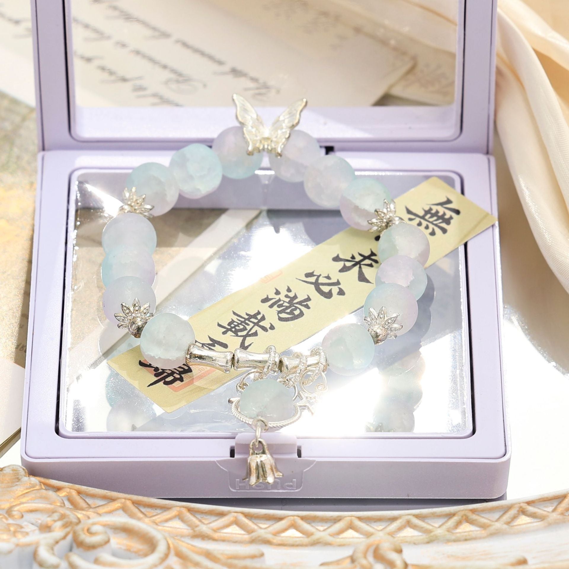 Wholesale  Month Star Glass Bracelet