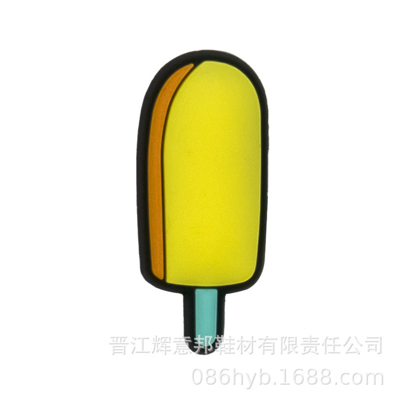 Wholesale PVC Shoe Flower Buckle Charms Cool Drink Design For Kids Sandals Cute Summer Casual Decorative Accent