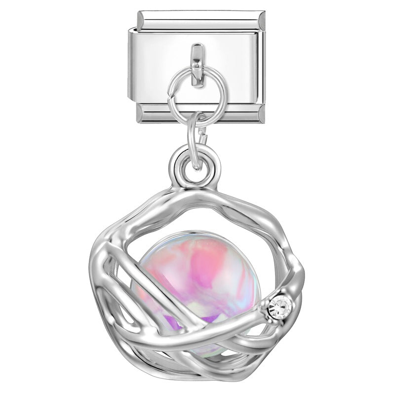 Wholesale 9mm Italian Charm Starter Bracelets DIY Pendant Stainless Steel Composable Bracelet