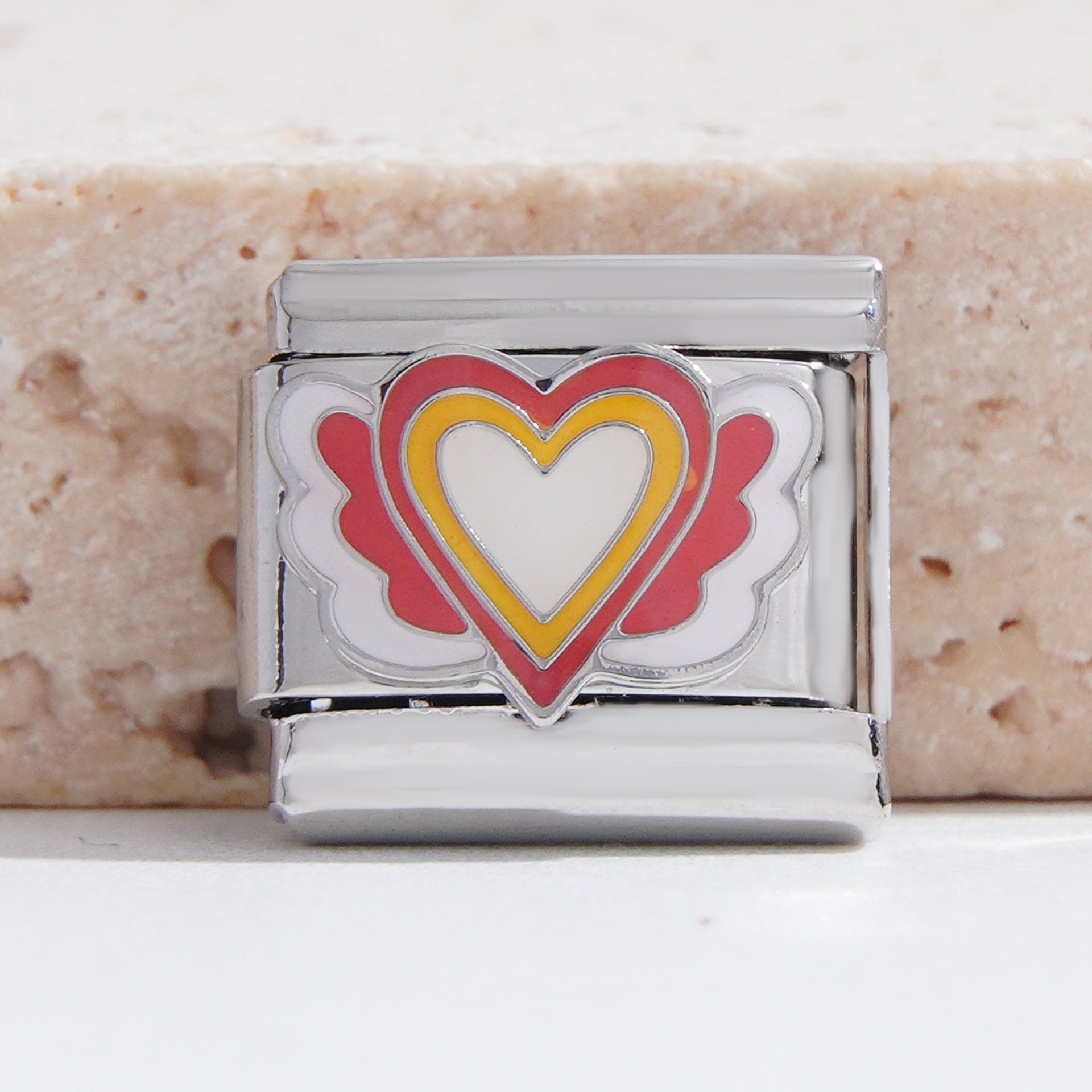 Wholesale Italian Charm Bracelet 9mm DIY Splicing Creative Pattern Stainless Steel Composable Bracelet