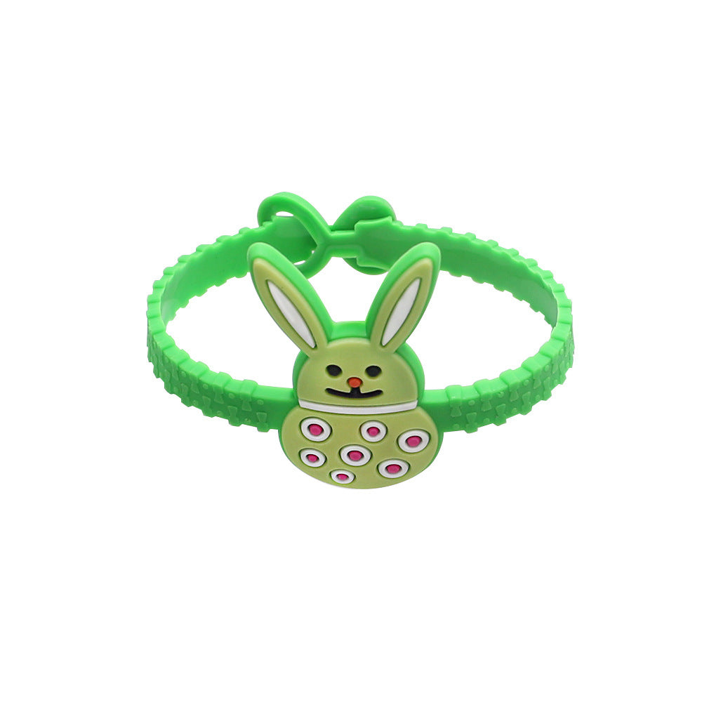 Wholesale Easter Egg Spring Eco-friendly PVC Bracelet