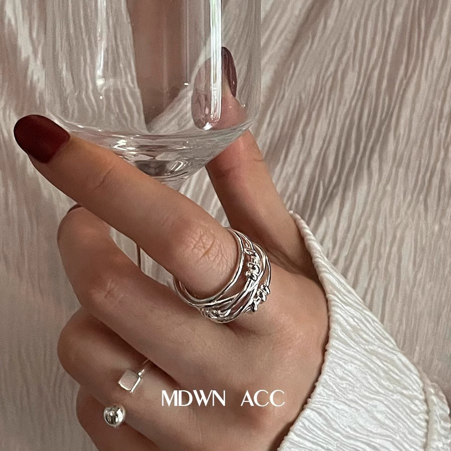 Wholesale 925 sterling silver index finger adjustable ring