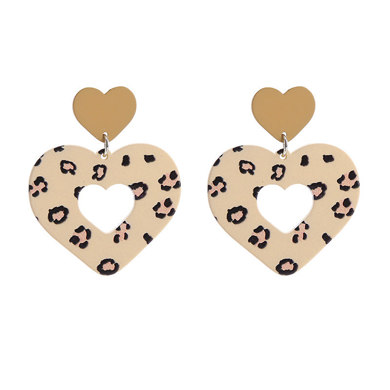 Wholesale Love Earrings Red Heart Valentine's Day Earrings ACC-ES-ChouT007