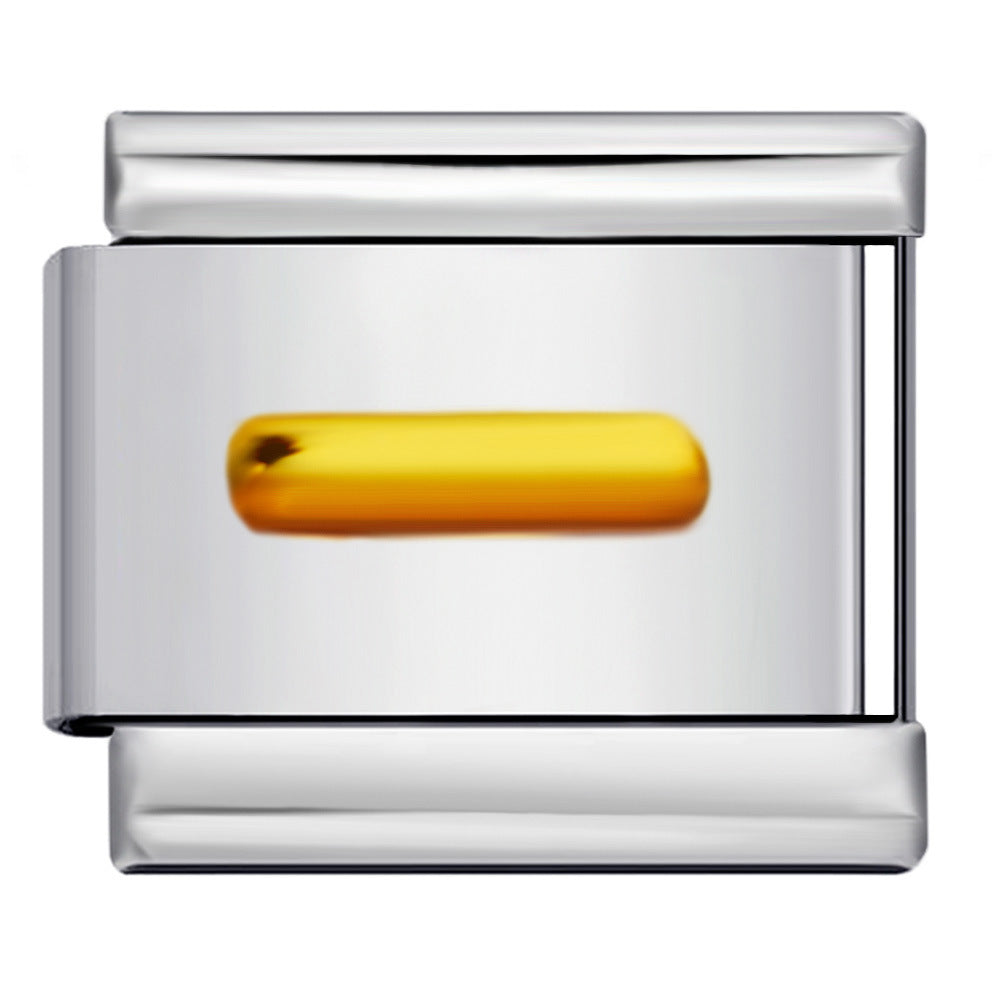 Wholesale Italian Charm Bracelet 9mm DIY Splicing Removable Number Symbol Element Stainless Steel Composable Bracelet