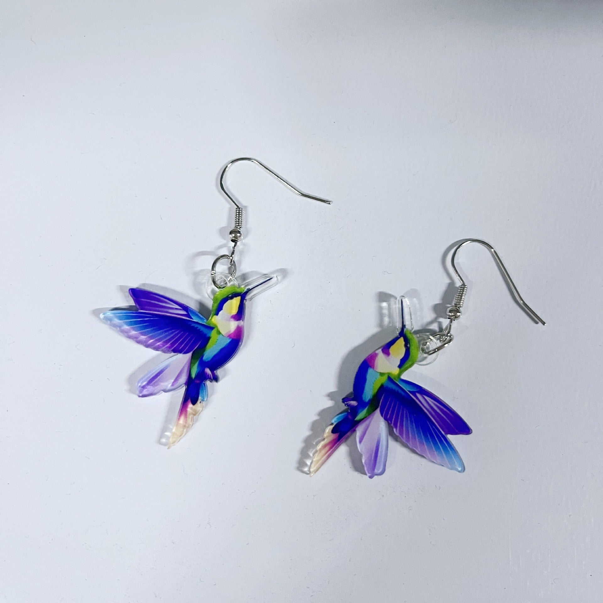 Wholesale  colorful bird acrylic earrings