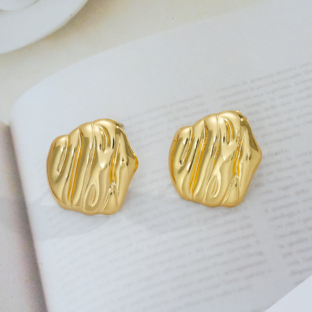Wholesale Chic Flower and Butterfly Design Titanium Steel Earrings Fashion Jewelry Accessory for Party Wear