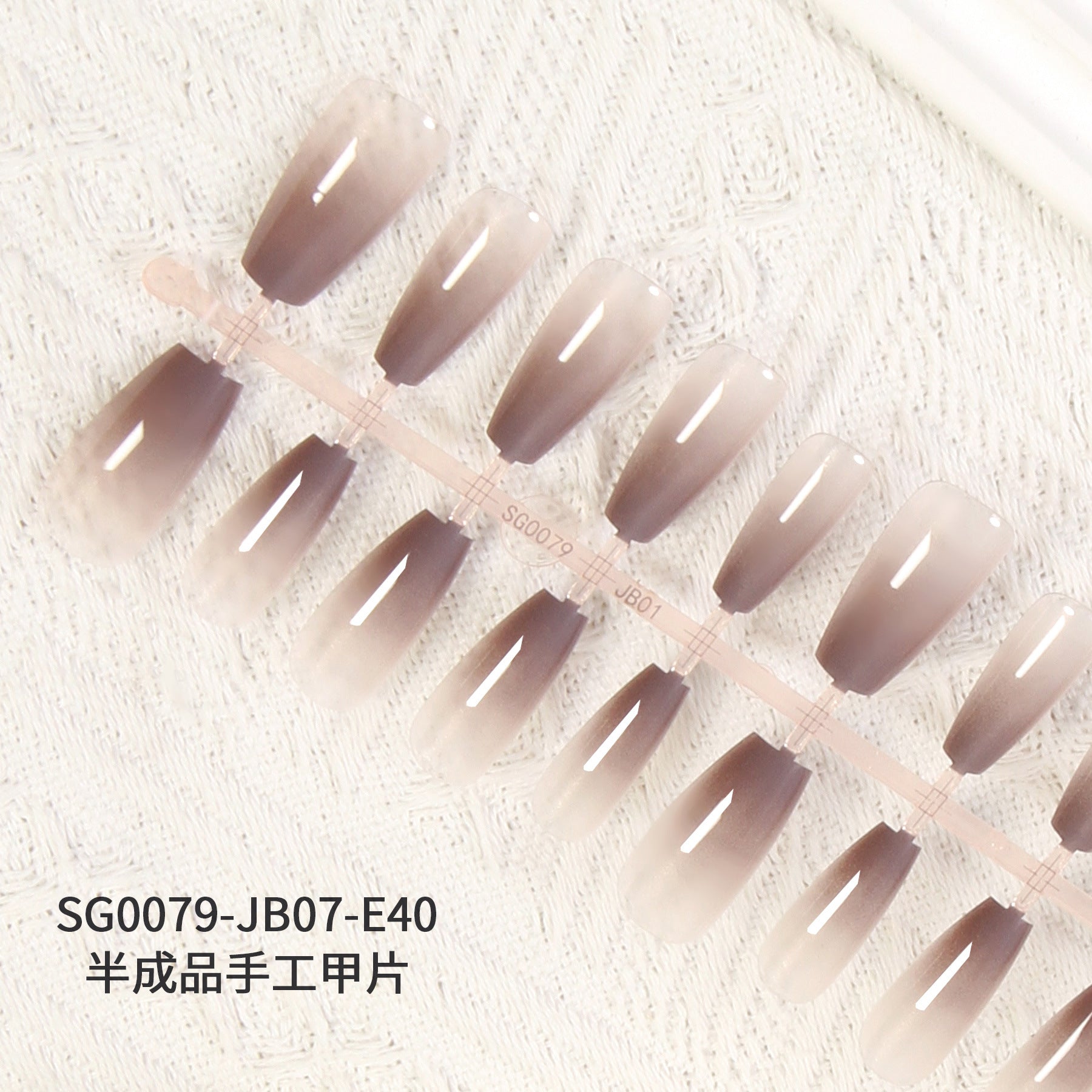 Wholesale of 5PCS Handmade Press on Nails Kits Prefabricated Nail Plates Semi-finished DIY Handmade Nail Plates ACC-NS-XKQ005