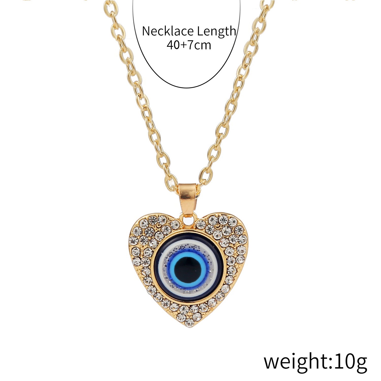 Wholesale Mother's Day Necklace Evil Eye Pendant Multilayer Necklace ACC-NE-ManYi019