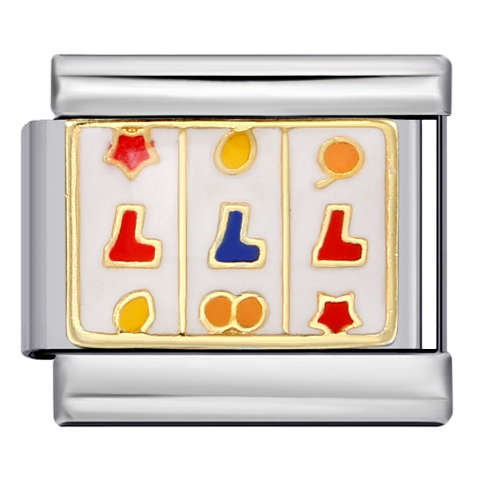 Wholesale Italian Charm Bracelet 9mm DIY Splicing Removable Stainless Steel Composable Bracelet