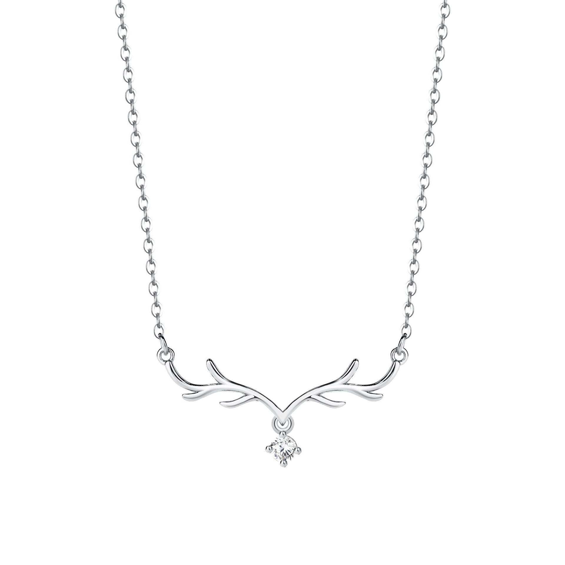 Wholesale Deer antler necklace Christmas gift necklace