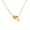 Wholesale light luxury love 18K gold stainless steel 26 letters necklace