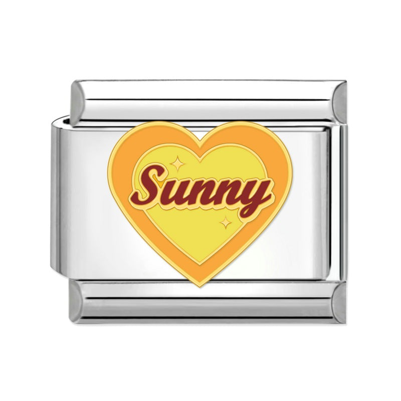 Wholesale Italian beaded bracelet 9mm DIY splicing detachable love stainless steel combinable bracelet