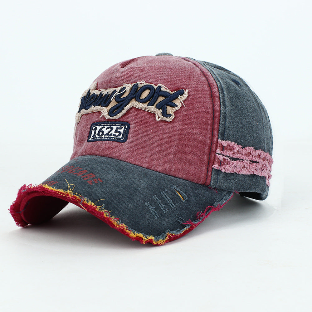 Wholesale Distressed Cotton Men's Baseball Cap ACC-HT-RongZhao028