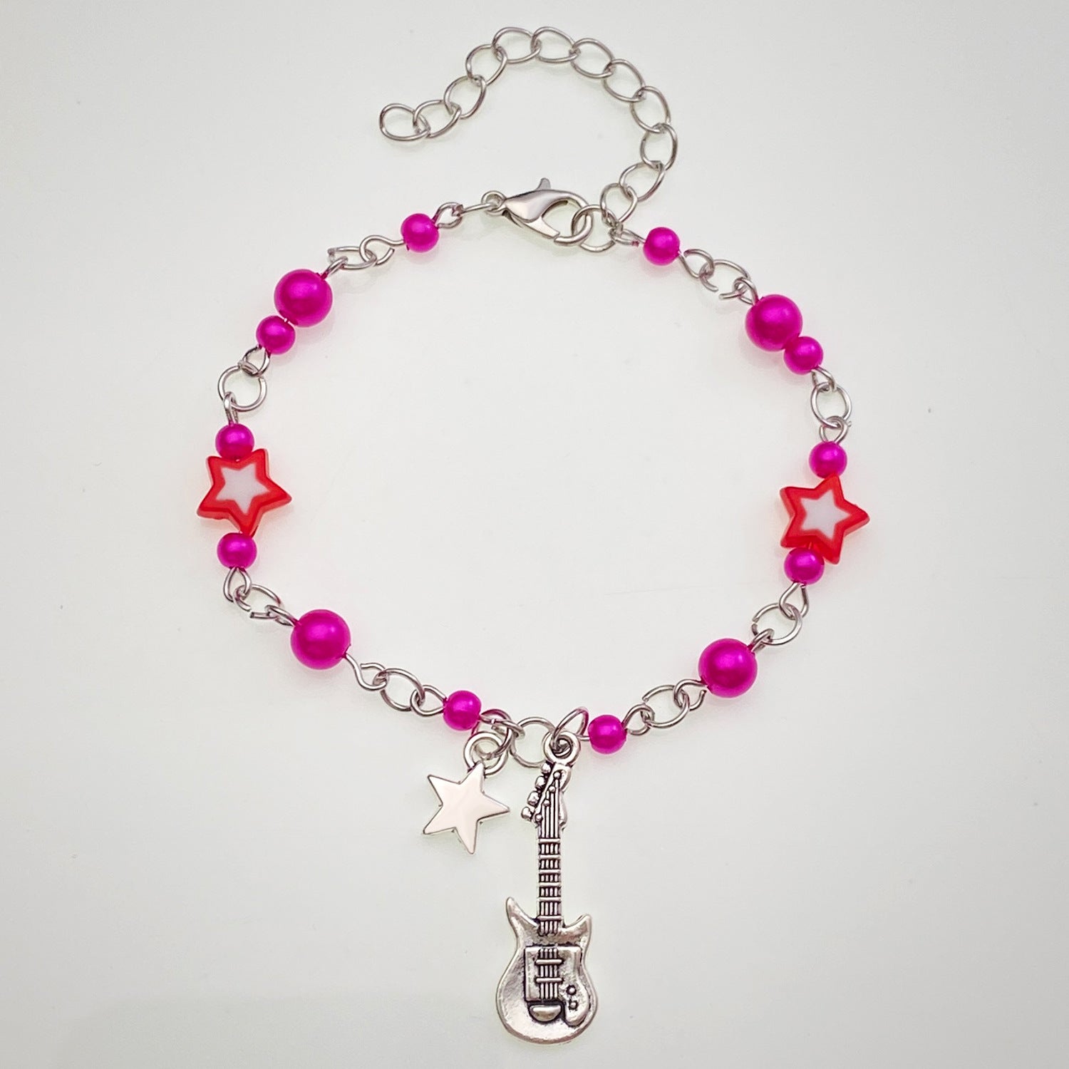 Wholesale Punk Hollow Five Pointed Star Bracelet Heart Shape Bracelet ACC-BT-MY008