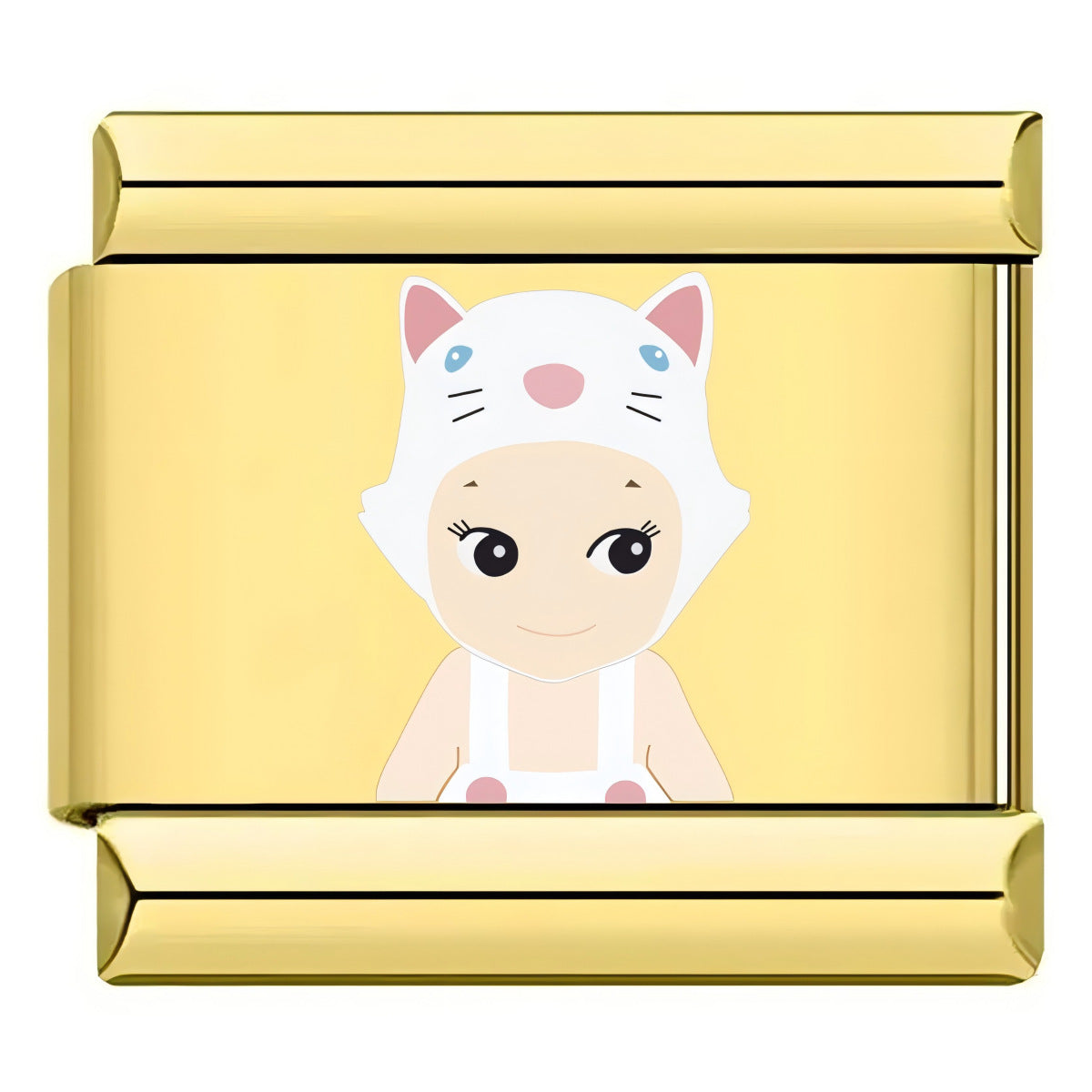 Wholesale 10pcs Italian Charm Bracelet 9mm DIY Splicing Cartoon Cute Stainless Steel Composable Bracelet