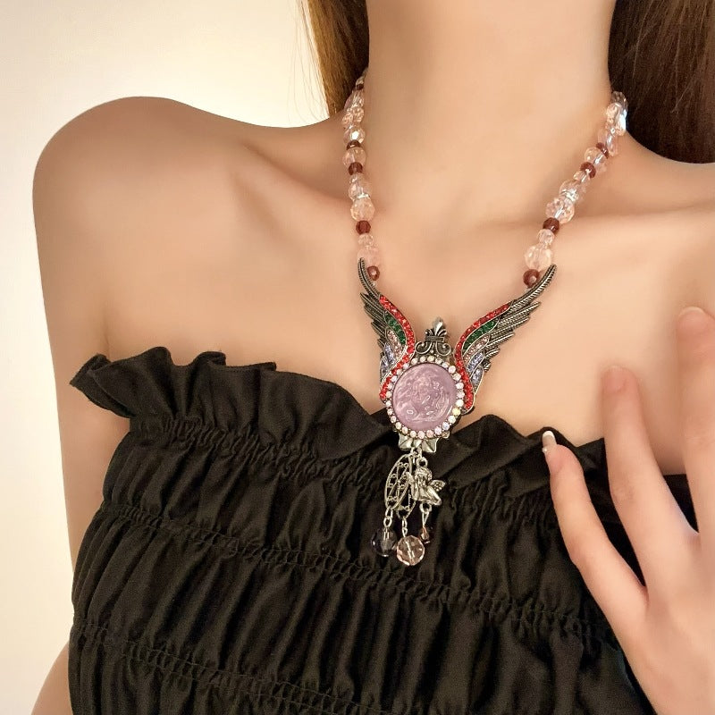 Wholesale Angel Wings Magnetic Necklace