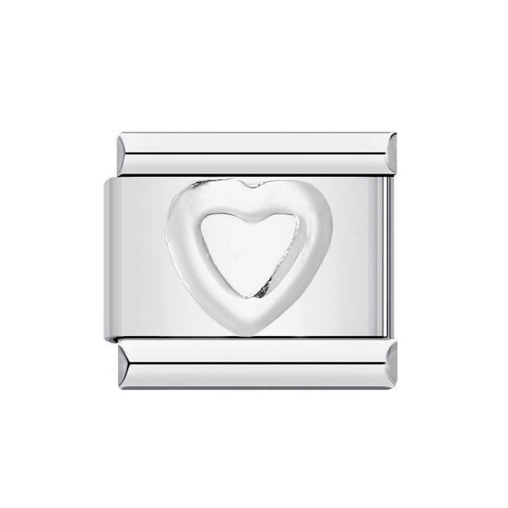 Wholesale Italian Charm Bracelet 9mm DIY Splicing Removable Stainless Steel Composable Bracelet ACC-BT-QiYing005