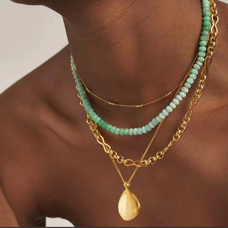 Wholesale Light Luxury Beaded Necklace