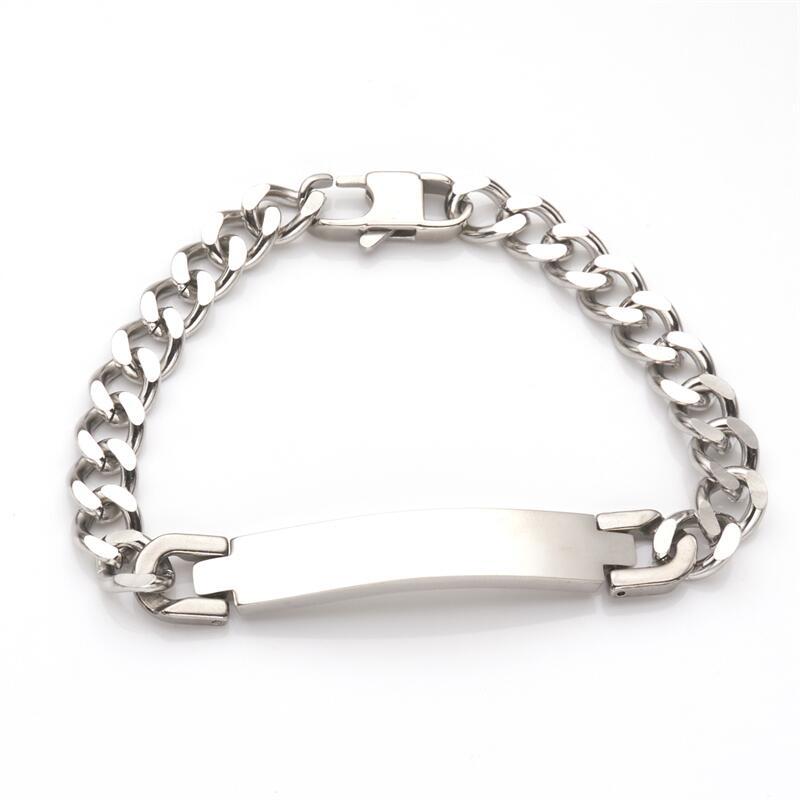 Wholesale Stainless Steel  Blank Curved Bracelet