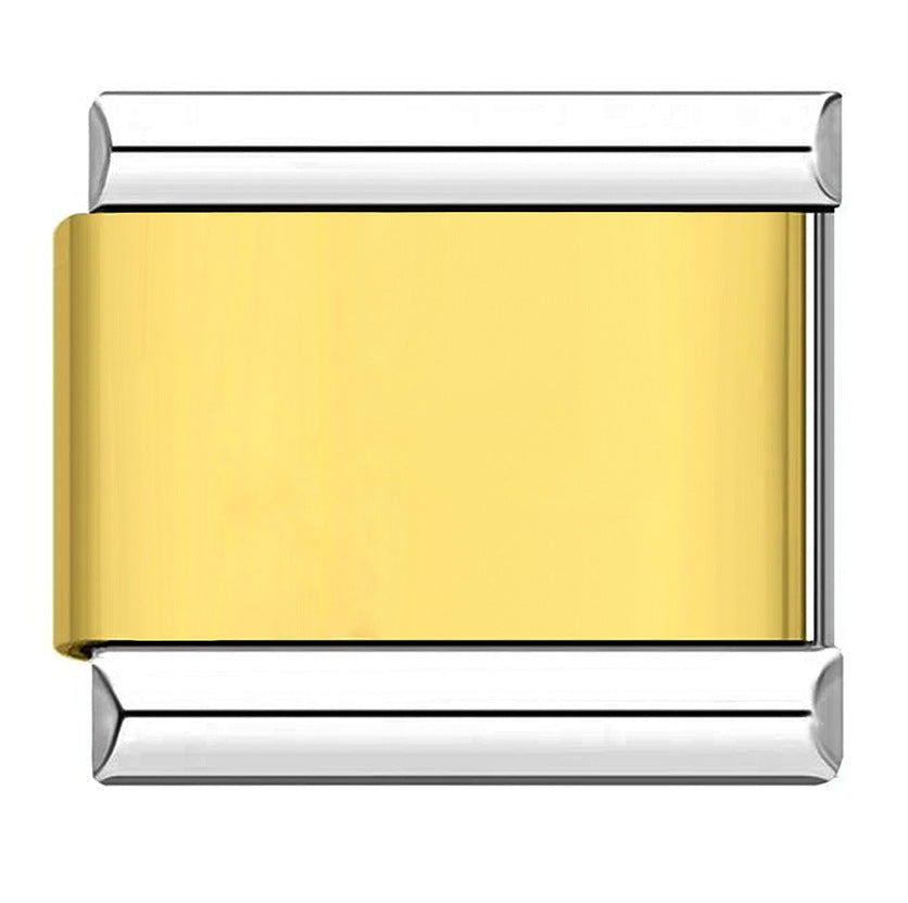 Wholesale Italian Module Bracelet Block Elastic ing Titanium Steel Strap Italian Charm