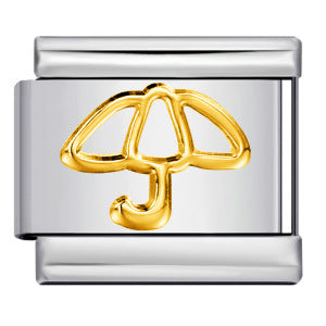 Wholesale  Italian Charm Bracelet 9mm DIY  colorful dripping umbrella  Creative Stainless Steel Composable Bracelet