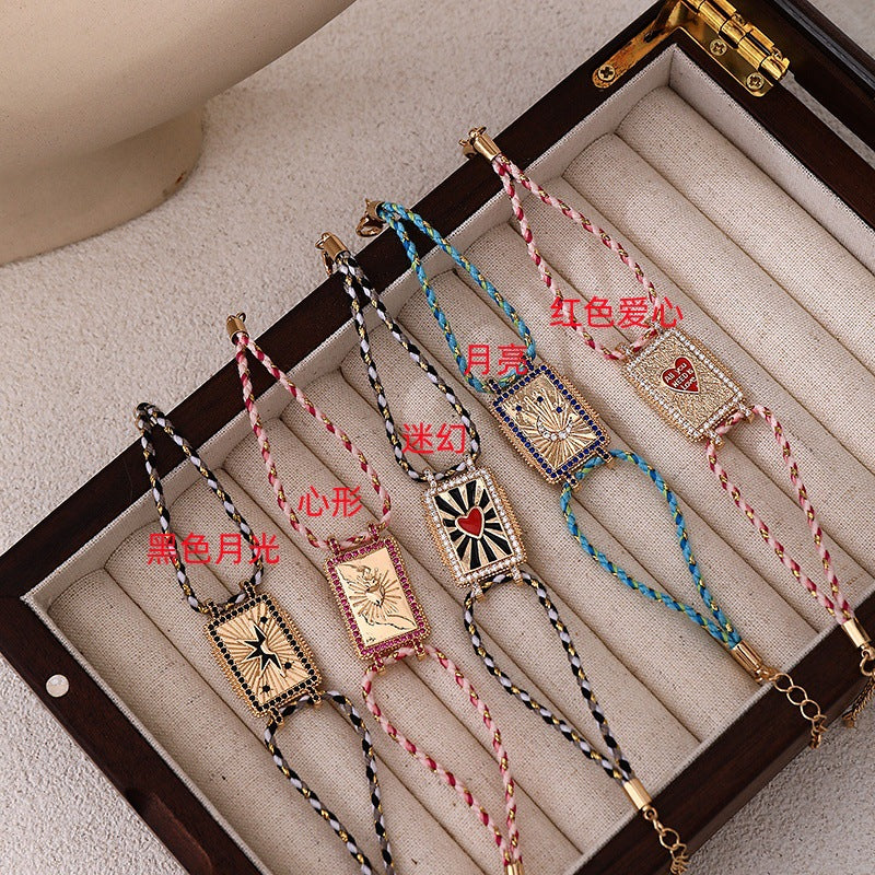 Wholesale Bohemian style elegant brand tarot necklace