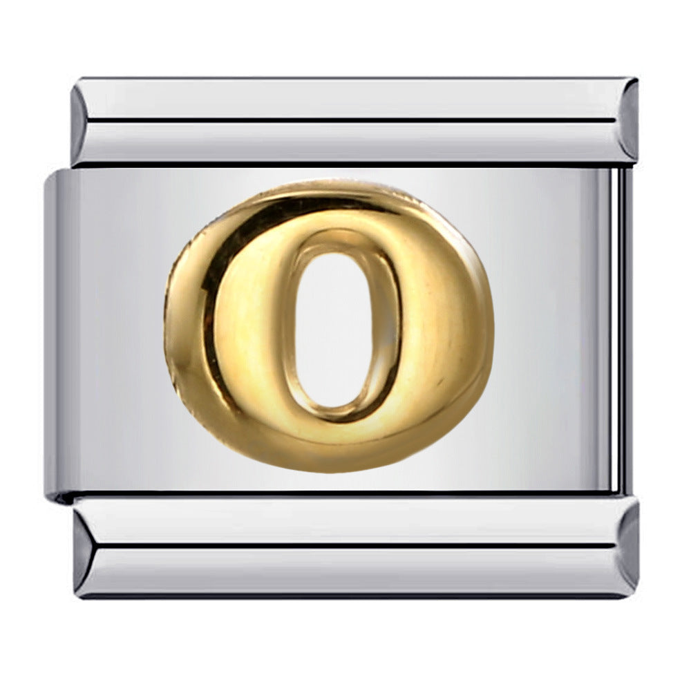 Wholesale Italian Charm Bracelet 9mm DIY Splicing Removable Arabic Numerals Stainless Steel Composable Bracelet