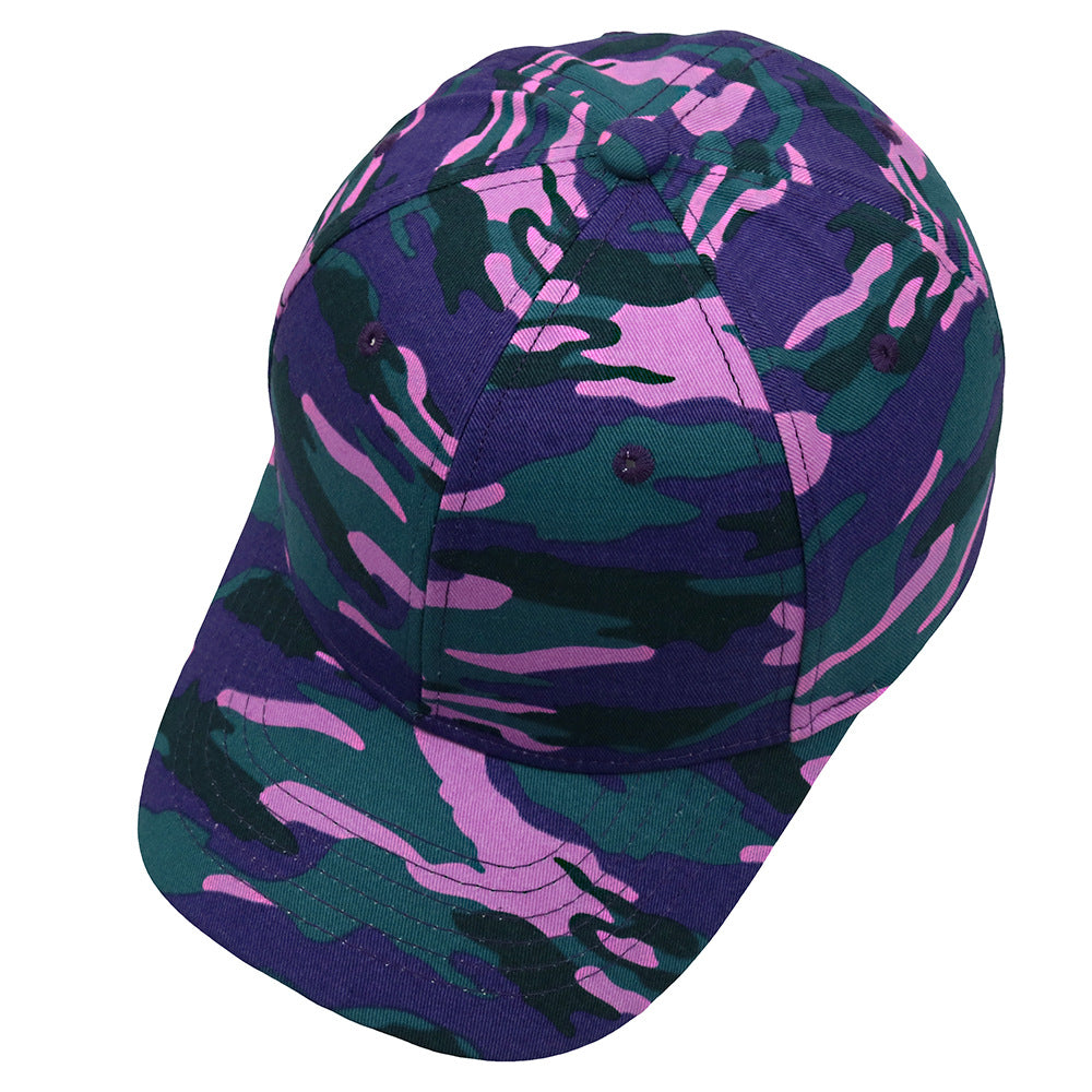 Wholesale Camouflage Baseball Cap Outdoor Tie-dye Pure Cotton Hat ACC-HT-HaiPu017
