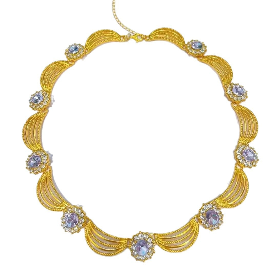 Wholesale Vintage Chain Choker Collar Bone Chain Choker Necklace ACC-NE-Qunq002