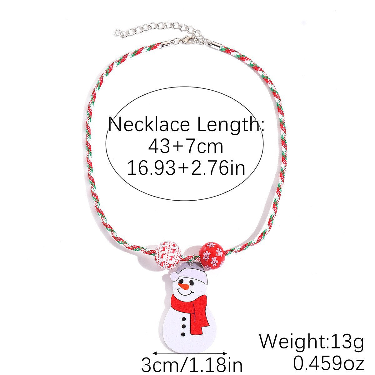 Wholesale Christmas  Colorfulful Bell Pendant Necklace