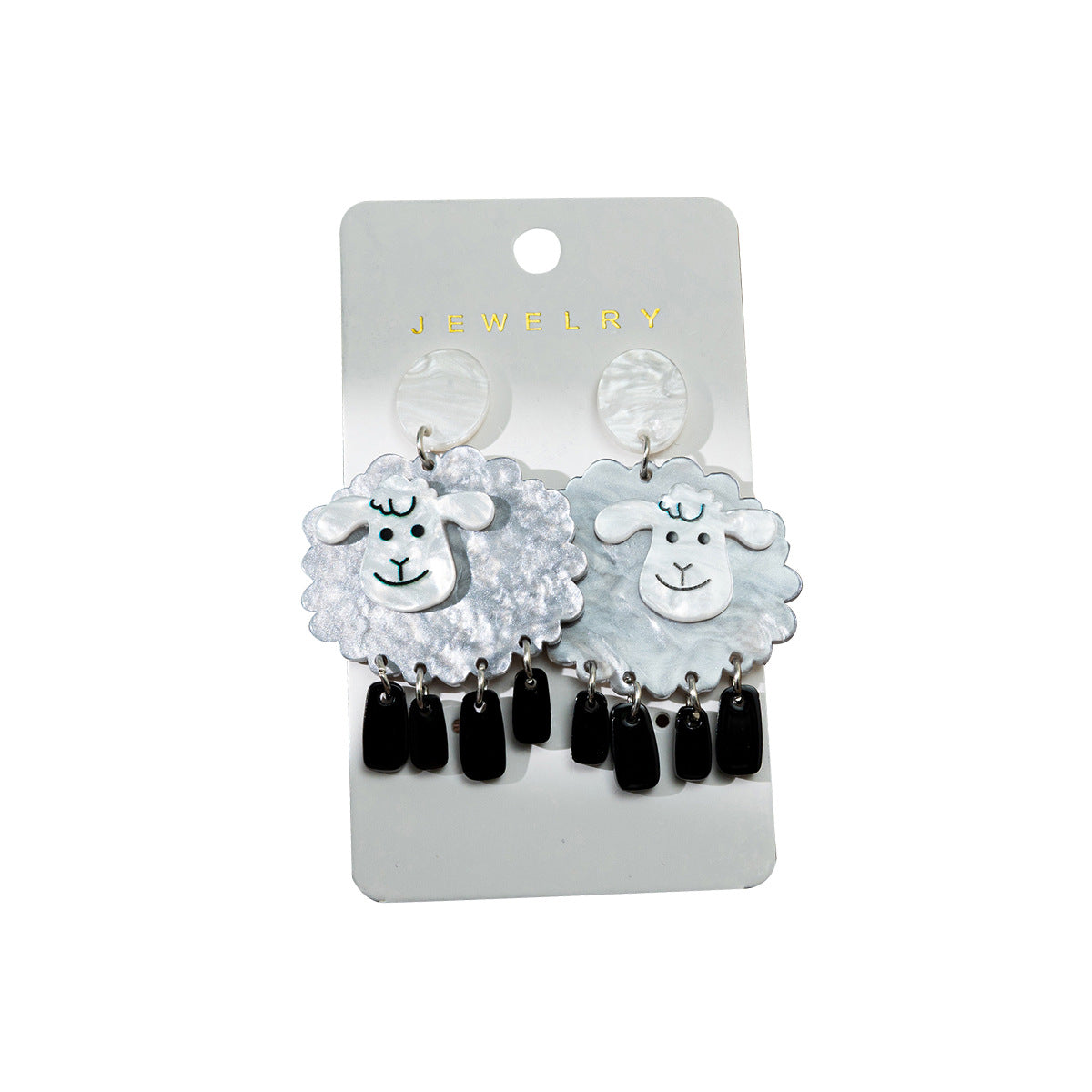 Wholesale Sheep Acrylic Cute Lamb Earrings
