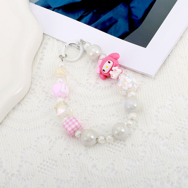 Wholesale cartoon hand-painted beaded Keychains  ACCVIP