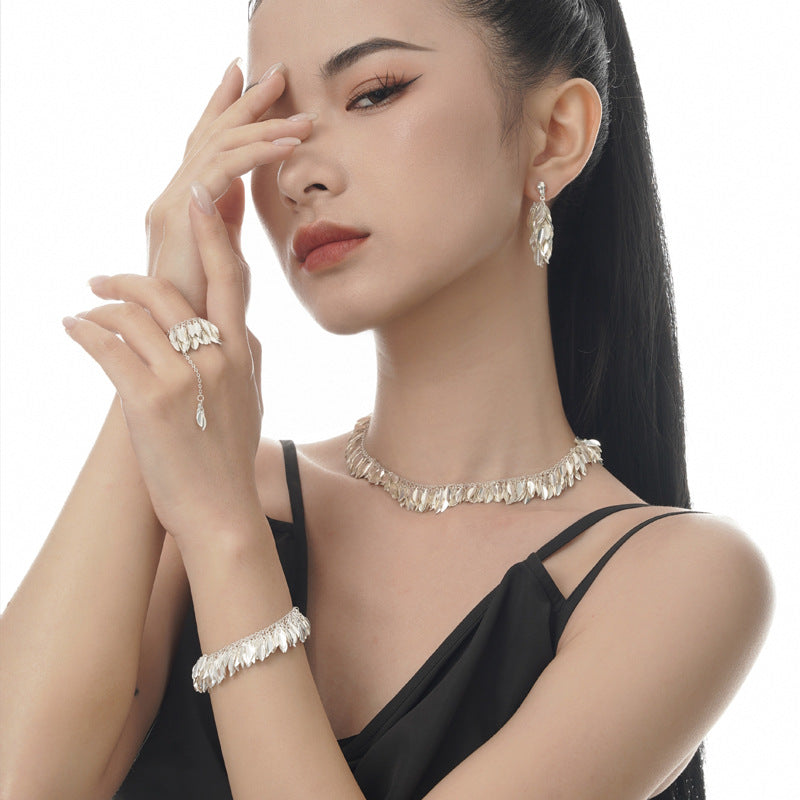 Wholesale Silver Grass Skirt Ring