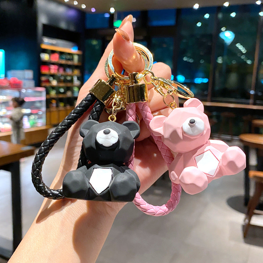 Wholesale Cartoon Cut Bear PVC Soft Glue Keychain ACC-KC-GongZ023